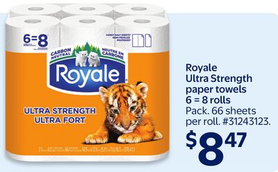 Royale Ultra Strength paper towels