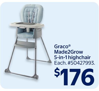 Graco® Made2Grow 5-in-1 highchair