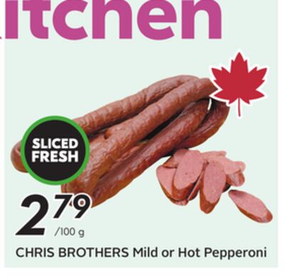 CHRIS BROTHERS Mild or Hot Pepperoni
