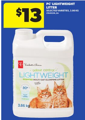 PC LIGHTWEIGHT LITTER, 3.86 KG