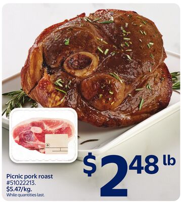 Picnic pork roast