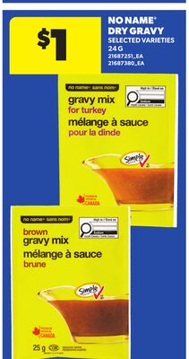 NO NAME® DRY GRAVY, 24 G