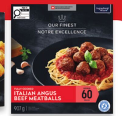 Our Finest appetizers or meatballs