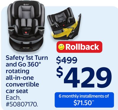 Safety 1st Turn and Go 360° rotating all-in-one convertible car seat