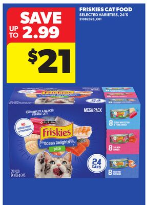 FRISKIES CAT FOOD, 24'S