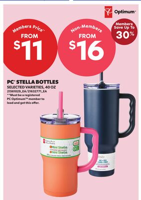 PC® STELLA BOTTLES, 40 OZ