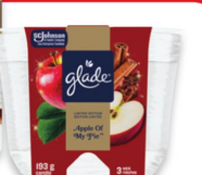 Glade scented 3-wick candle, Plugin Plus starter kit or refills 2-pack