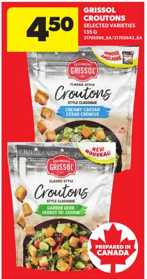 GRISSOL CROUTONS, 135 G
