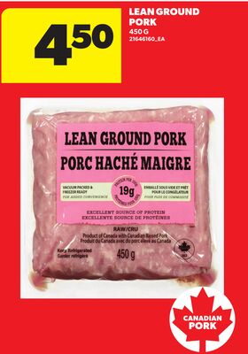 LEAN GROUND PORK, 450 G