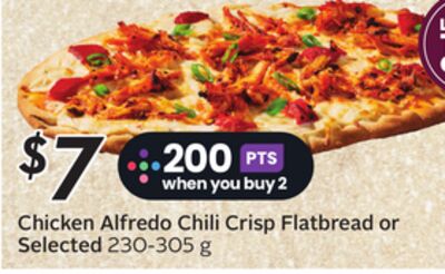 Chicken Alfredo Chili Crisp Flatbread or Selected - Big Earn