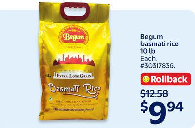 Begum basmati rice