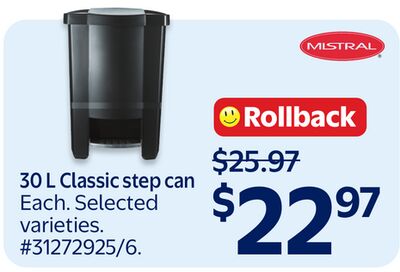 MISTRAL 30 L Classic step can