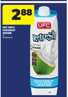 UFC 100% COCONUT WATER, 1 L