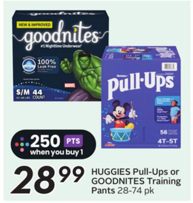 HUGGIES Pull-Ups or GOODNITES Training Pants - Big Earn