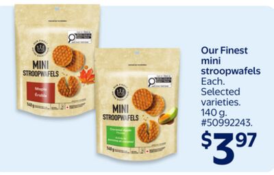 Our Finest mini stroopwafels