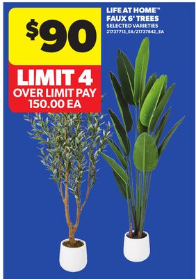 LIFE AT HOME™ FAUX 6' TREES