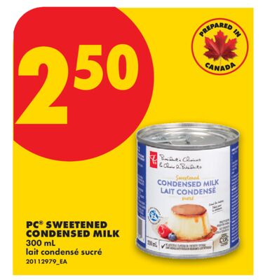 PC® SWEETENED CONDENSED MILK, 300 ML