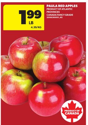 PAULA RED APPLES