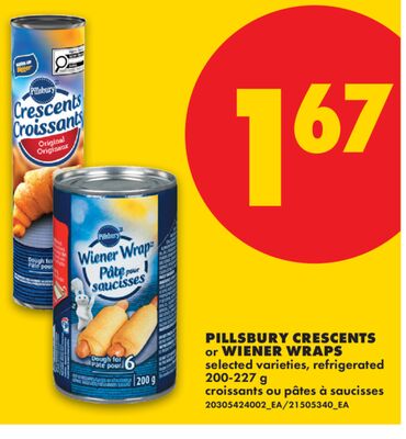 PILLSBURY CROISSANTS or PÂTES À SAUCISSES, 200-227 g