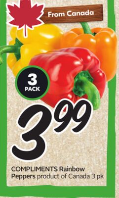 COMPLIMENTS Rainbow Peppers