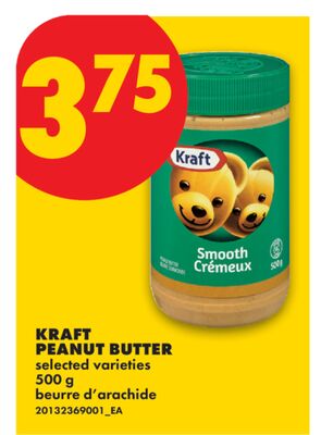KRAFT PEANUT BUTTER, 500 g