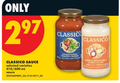 CLASSICO SAUCE, 410/600 ml