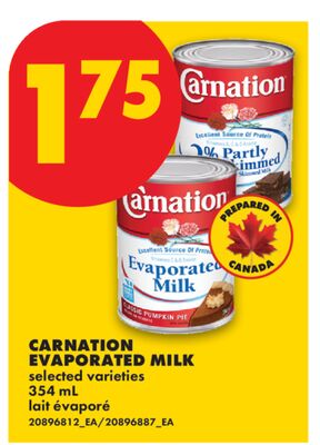 CARNATION EVAPORATED MILK, 354 mL