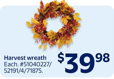 Harvest wreath