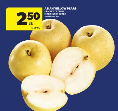 ASIAN YELLOW PEARS