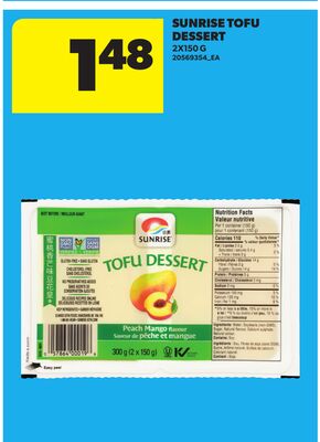 SUNRISE TOFU DESSERT, 2X150 G