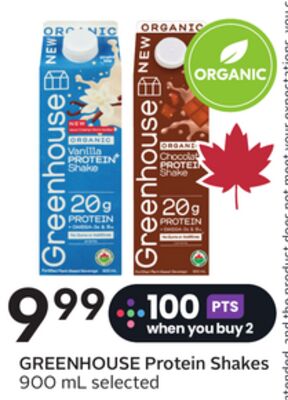 GREENHOUSE Protein Shakes