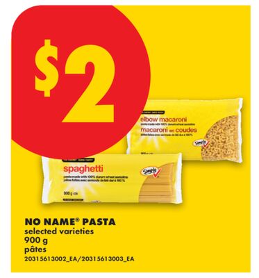 NO NAME® PASTA, 900 g