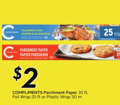 COMPLIMENTS Parchment Paper