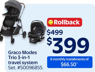 Graco Modes Trio 3-in-1 travel system
