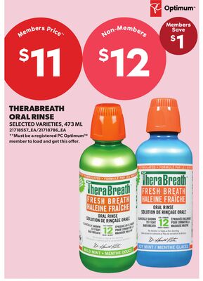 THERABREATH ORAL RINSE, 473 ML