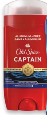 Old Spice deodorant or Secret Outlast antiperspirant