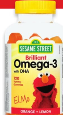 Sesame Street multivitamins or omega-3 gummies