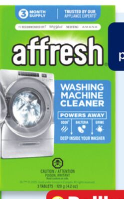 Affresh washing machine cleaners