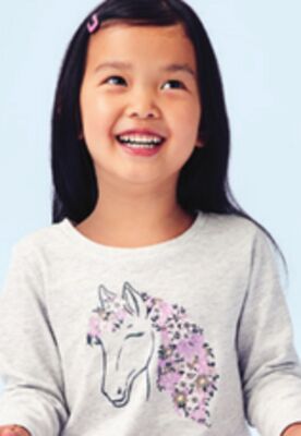 Toddlers' long-sleeved tee