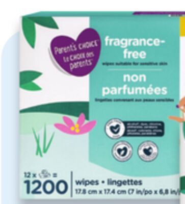 Parent's Choice wipes