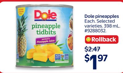 Dole pineapples