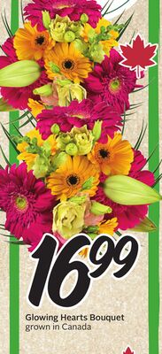 Glowing Hearts Bouquet