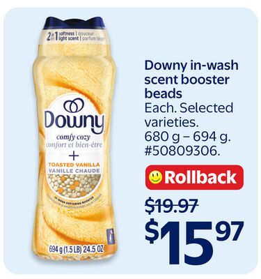 Downy in-wash scent booster beads
