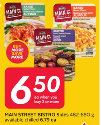 MAIN STREET BISTRO Sides