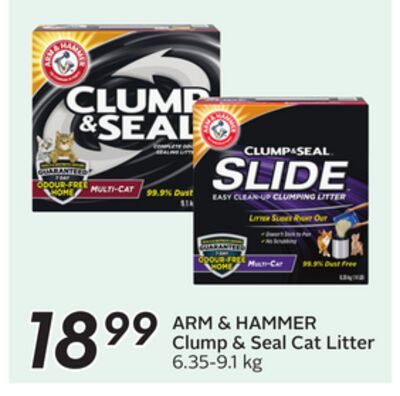 ARM & HAMMER Clump & Seal Cat Litter