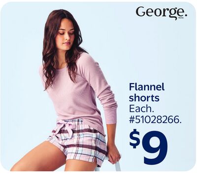George Flannel shorts