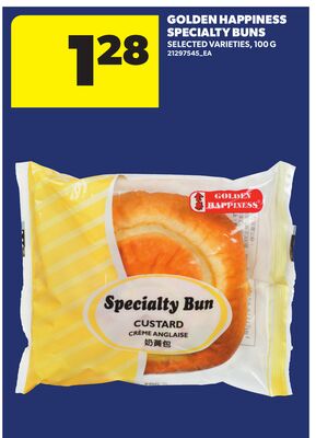 GOLDEN HAPPINESS SPECIALTY BUNS, 100 G