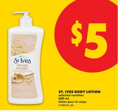 ST. IVES BODY LOTION, 600 ML