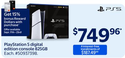 PlayStation 5 digital edition console 825GB