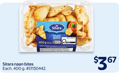 Sitara naan bites